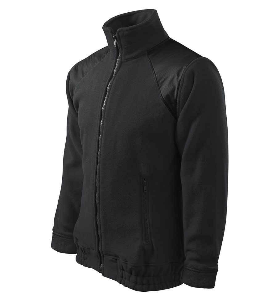 MALFINI Fleecová mikina Jacket Hi-Q - Čierna | L