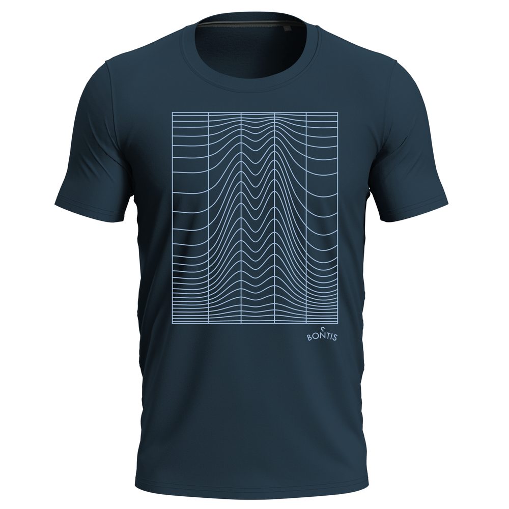 Levně Bontis Tričko OPTIC - Tmavě modrá