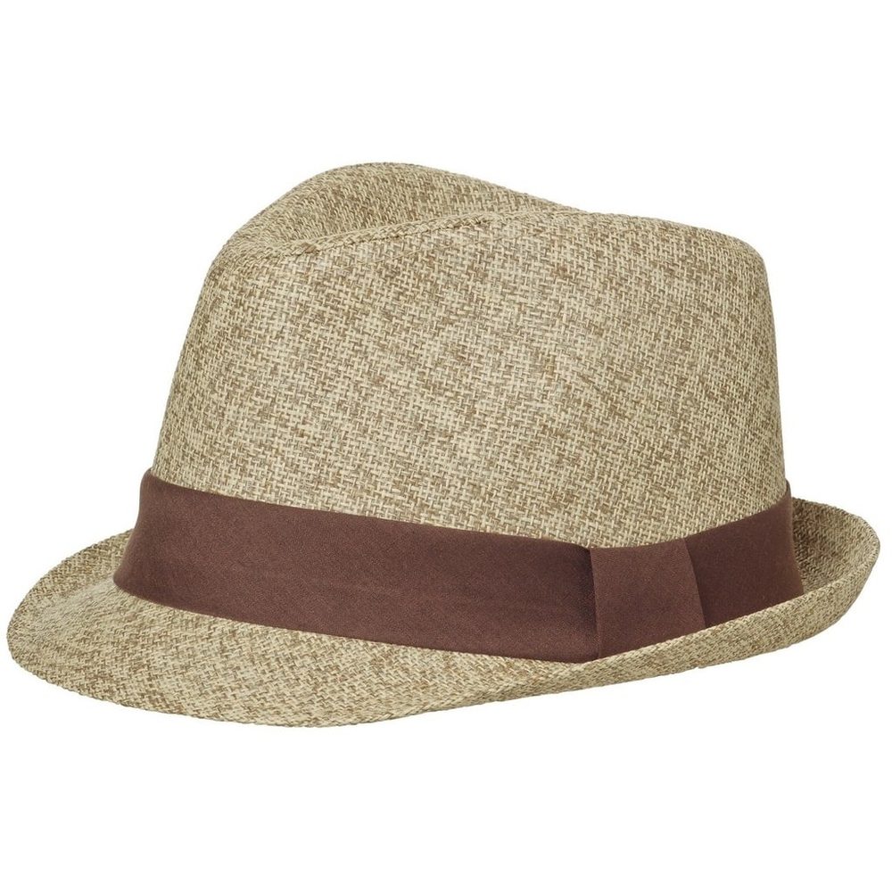 Myrtle Beach Letný klobúk MB6564 - Čierna / oranžová | S/M