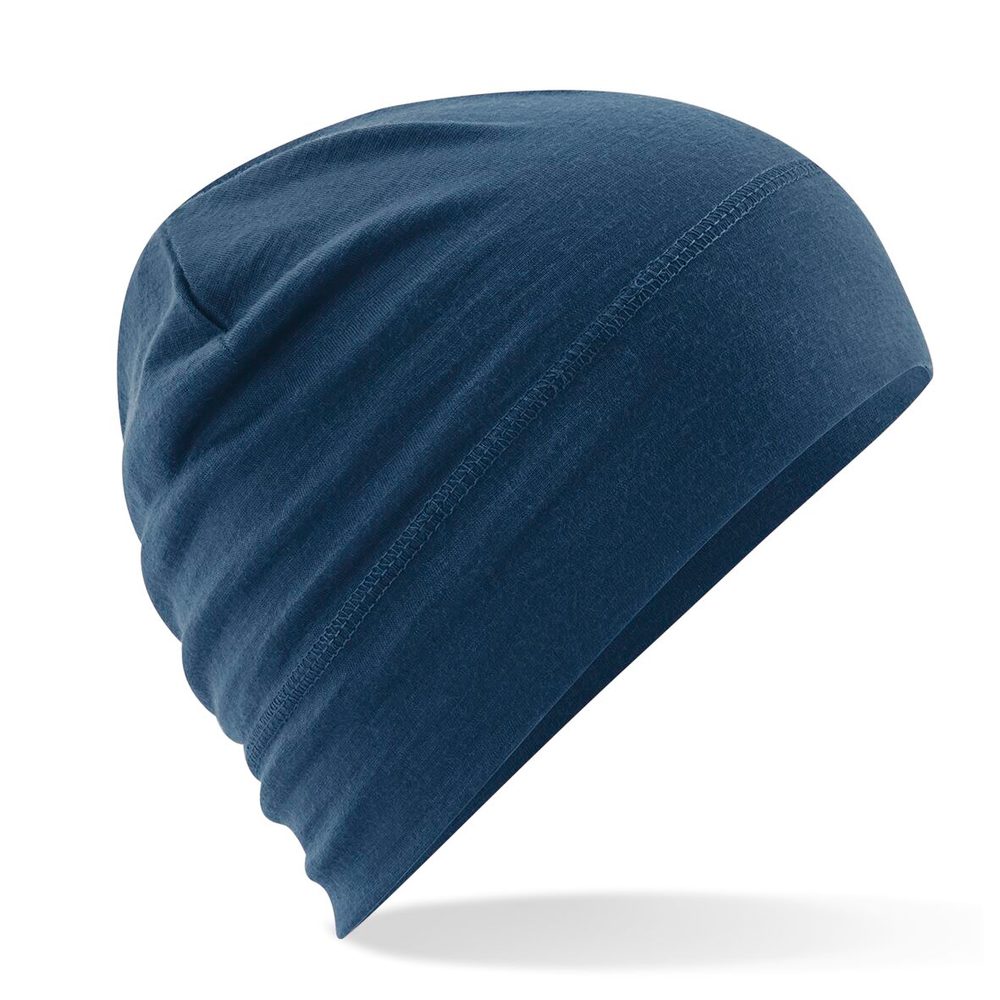 E-shop Beechfield Merino čiapka # Oceľovo modrá
