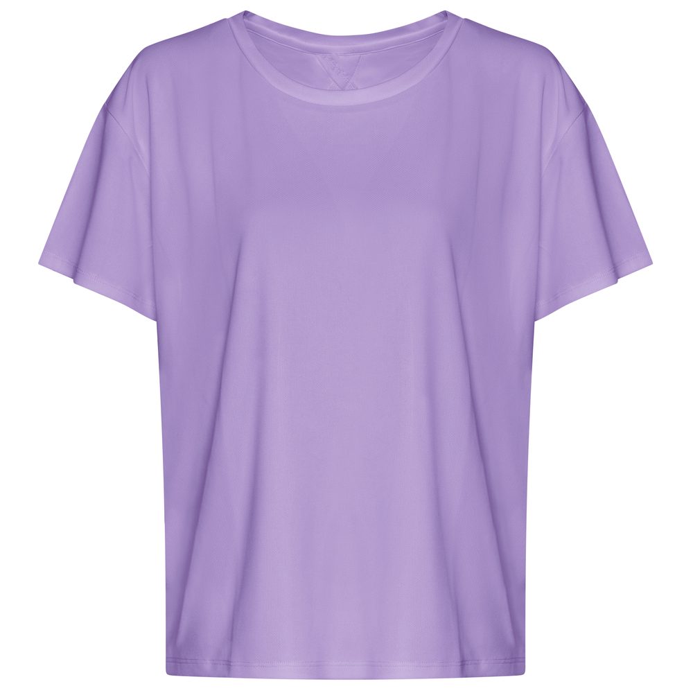Just Cool Dámske športové tričko s otvorenou chrbtovou časťou - Levanduľová | XL