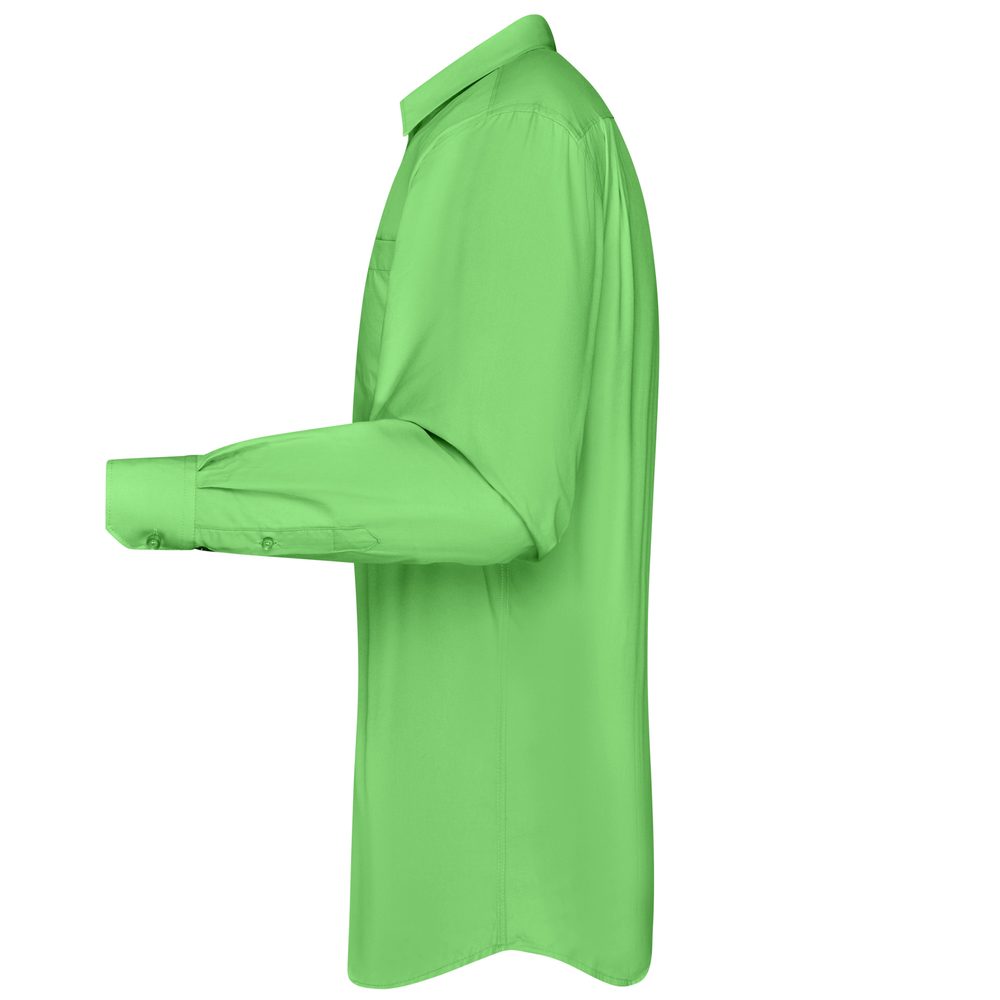 James & Nicholson Pánská košile s dlouhým rukávem JN678 - Irská zelená | S