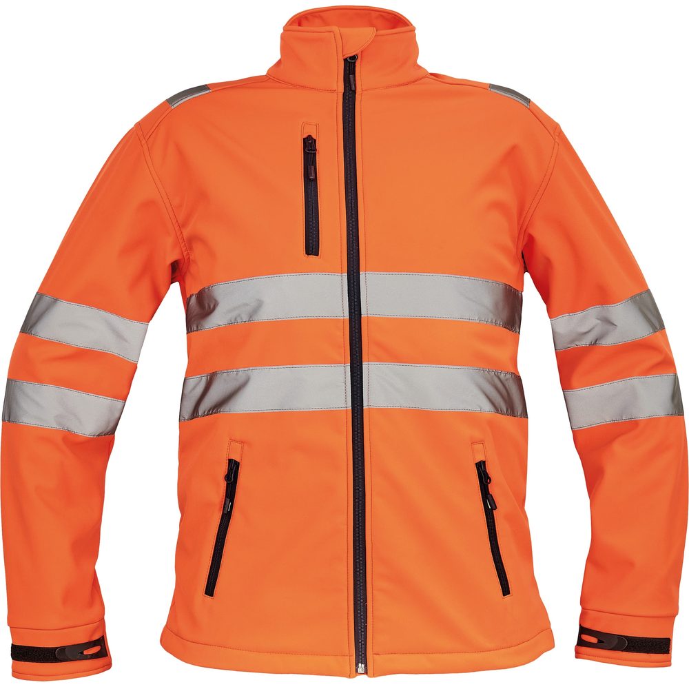 Cerva Pánska reflexná softshellová bunda MURCIA - Oranžová | XL