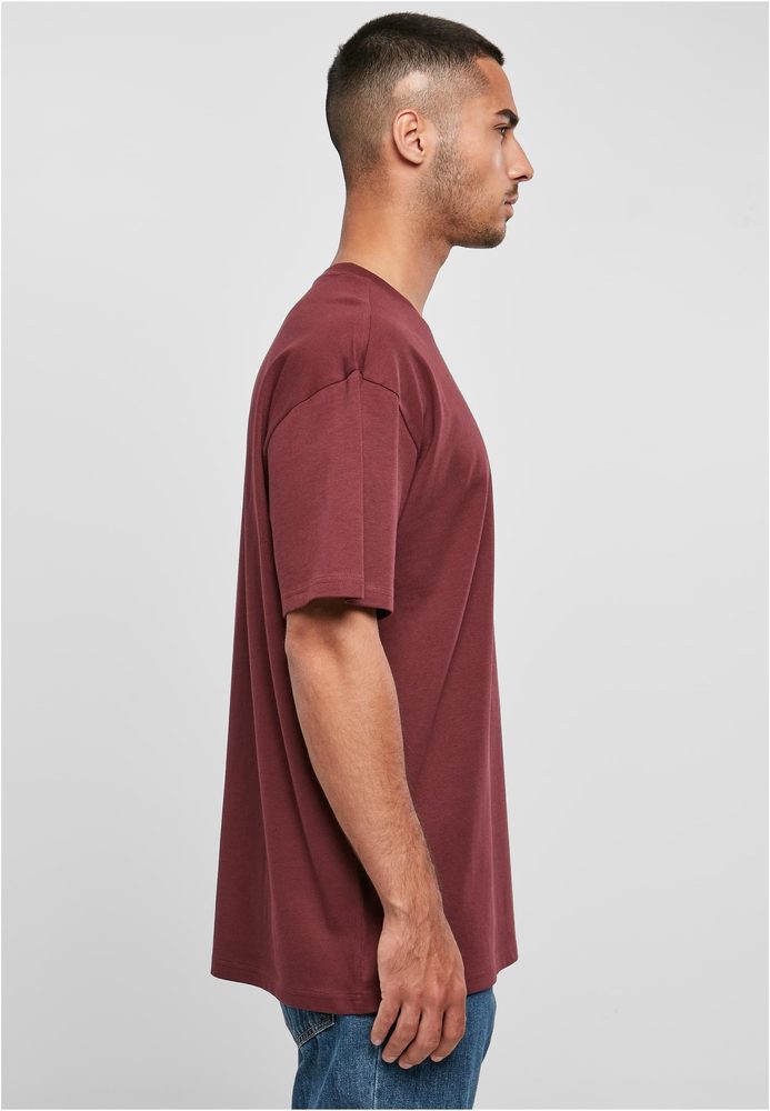 Build Your Brand Pánske tričko Heavy Oversize Tee - Bark | XS