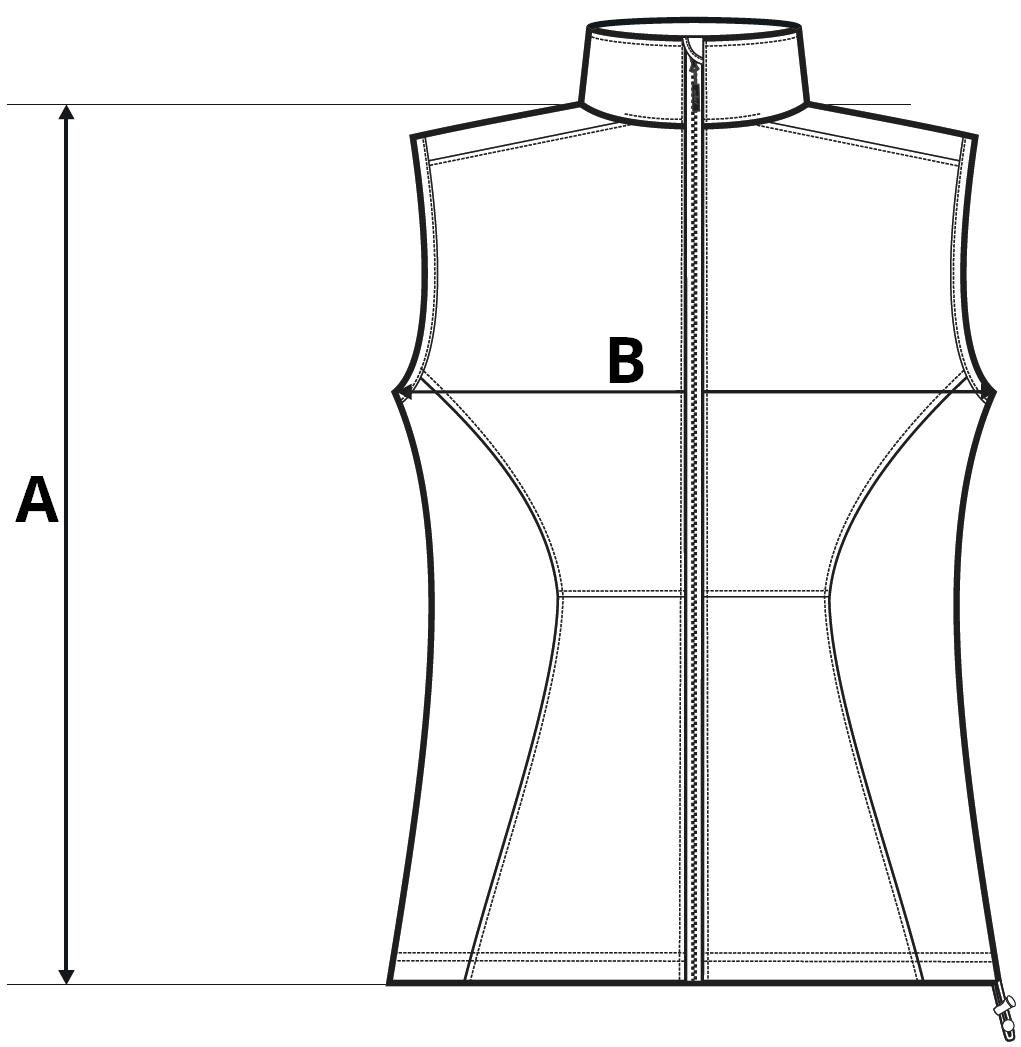 Dámska softshellová vesta Vision