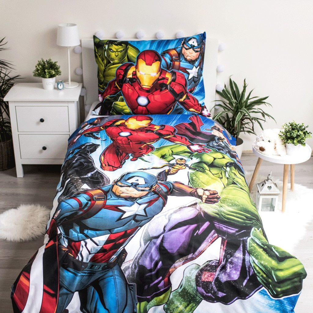 Lenjerie de pat Avengers | Lenjerie de pat pentru copii - Bontis.ro