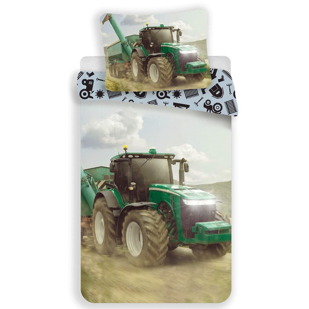 Obliečky s traktorom | 3D obliečky - DobrýTextil.sk