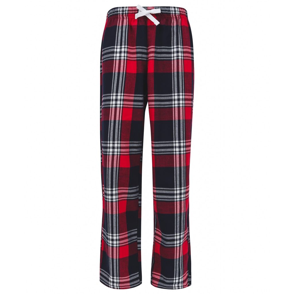 Pantaloni de pijama din flanelă pentru copii - carouri - Bontis.ro