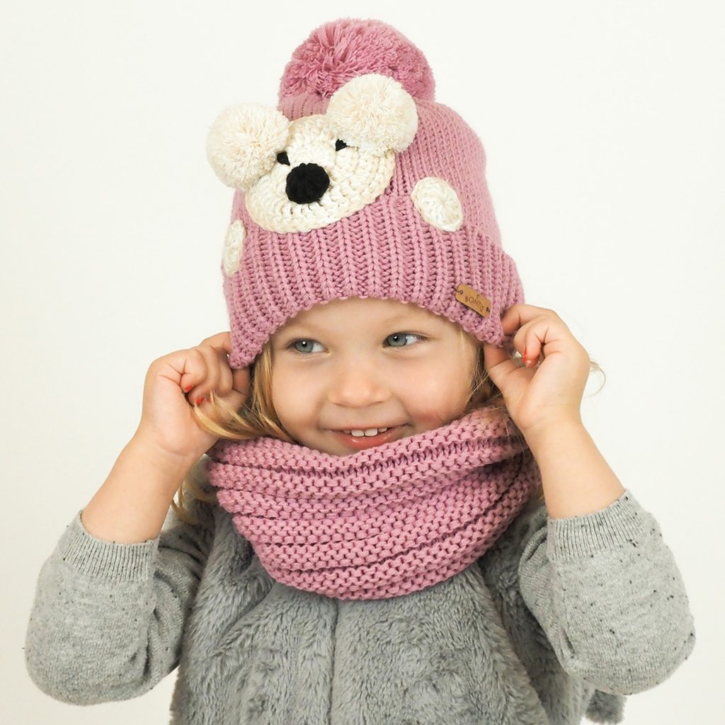 Fular guler pentru copii, tricotat cu căptușeală - Bontis.ro