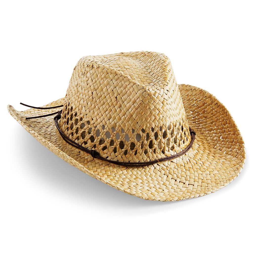 Pălărie de cowboy din paie - Bontis.ro