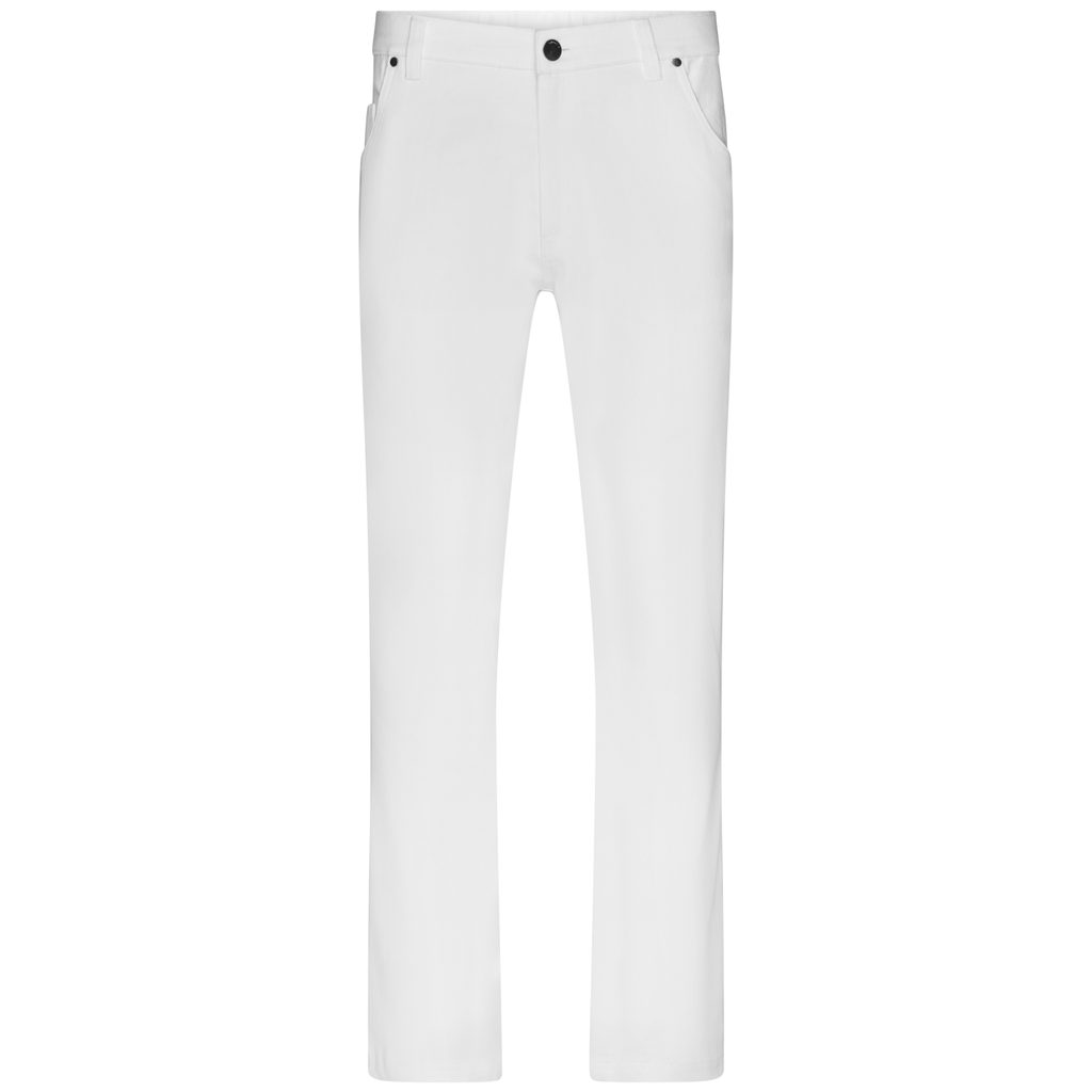 Pantaloni de lucru albi pentru bărbați JN3002 - Bontis.ro
