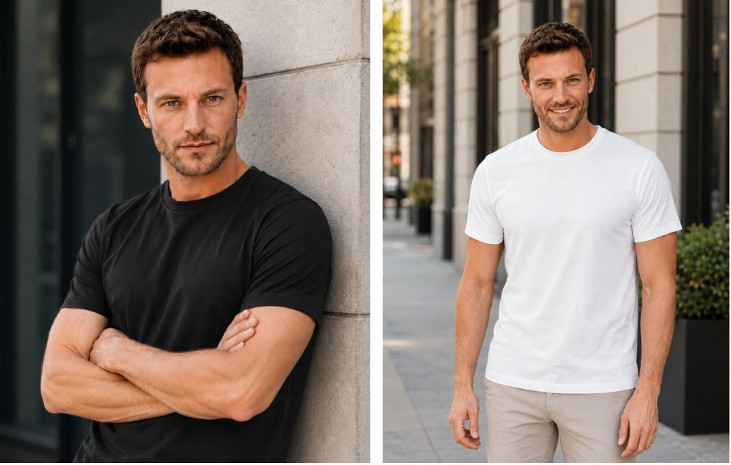 Herren-T-Shirt mit kurzen Ärmeln Urban Tee