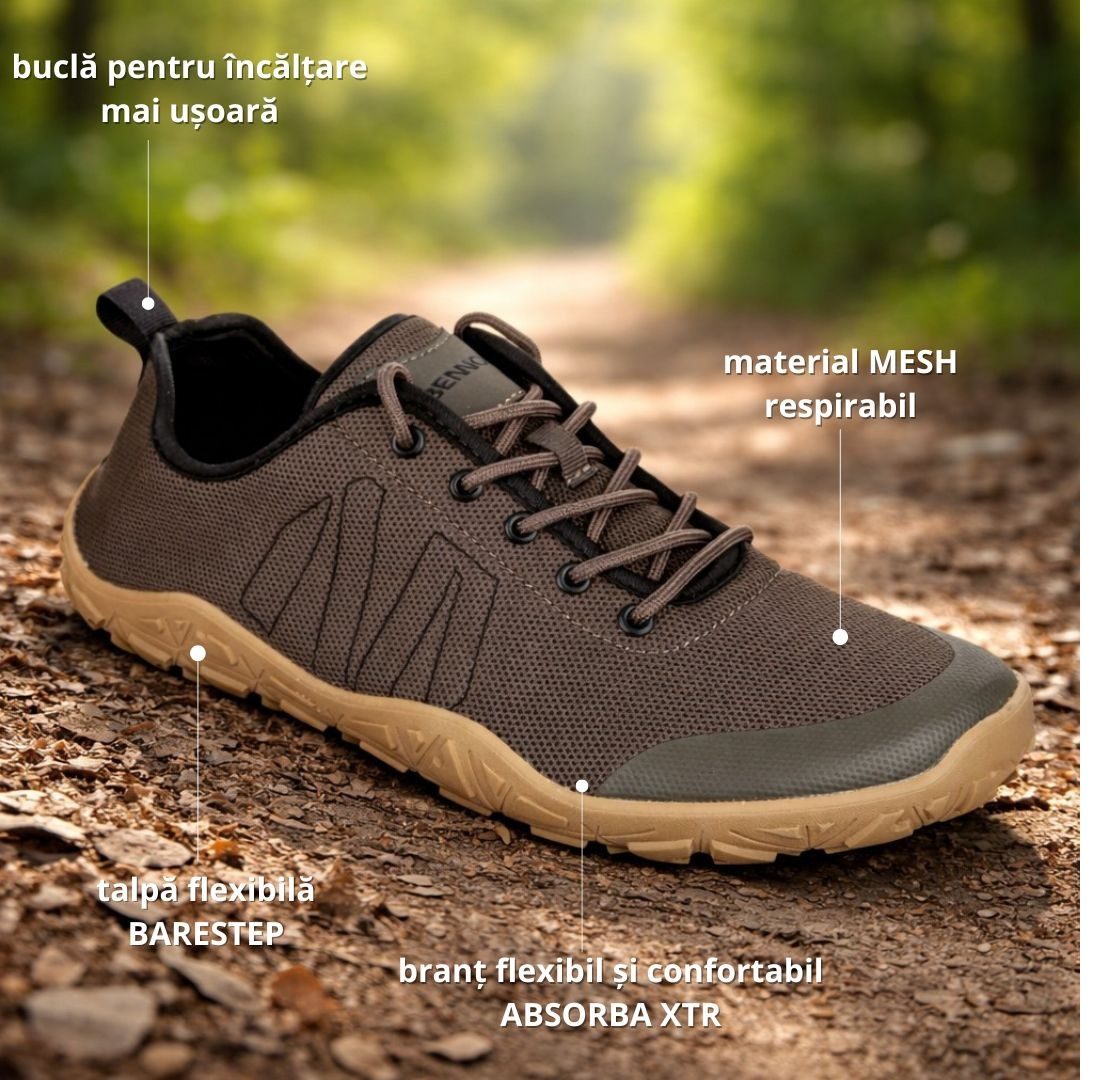 Lehká volnočasová barefoot obuv Breeze