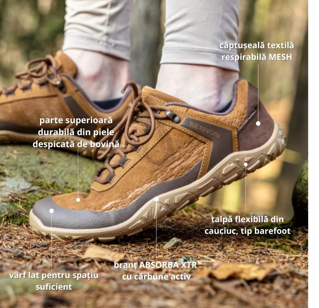 Încălțăminte barefoot outdoor pentru timp liber