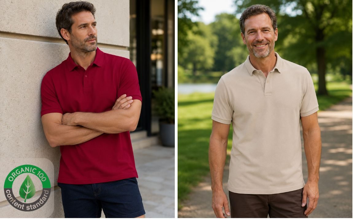 Herren Poloshirt aus Bio-Baumwolle 8010