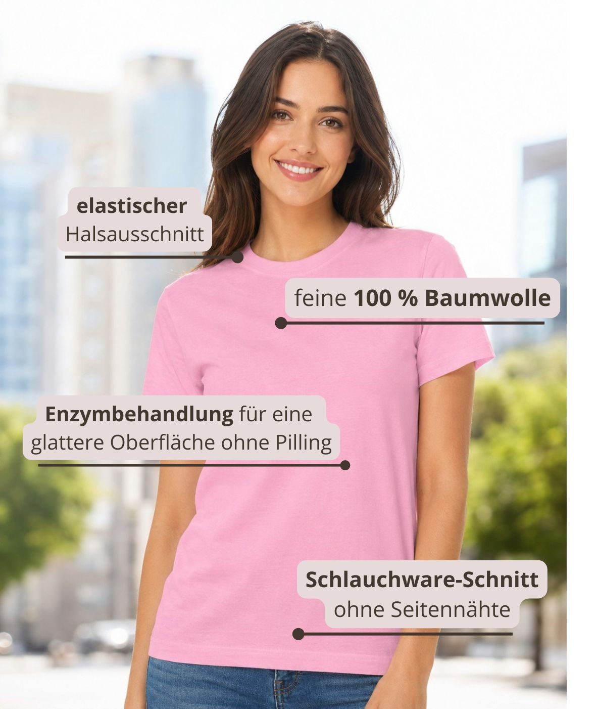 Damen T-Shirt Edge