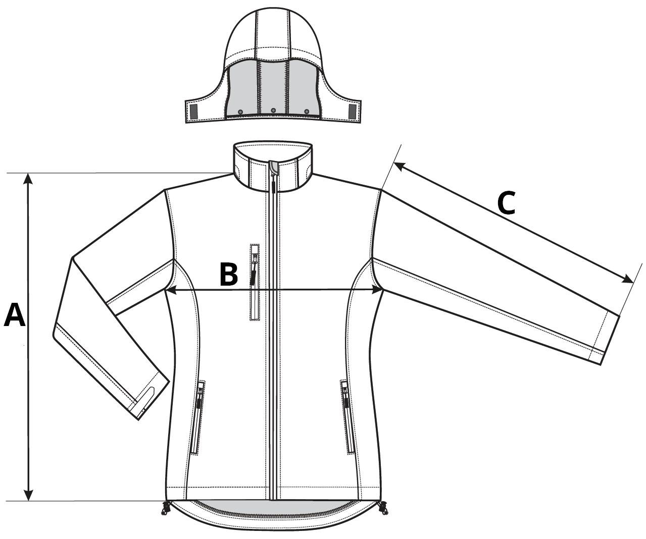 Geaca softshell pentru femei Performance