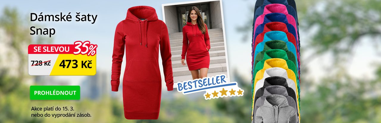 Akce - šaty Snap 2026