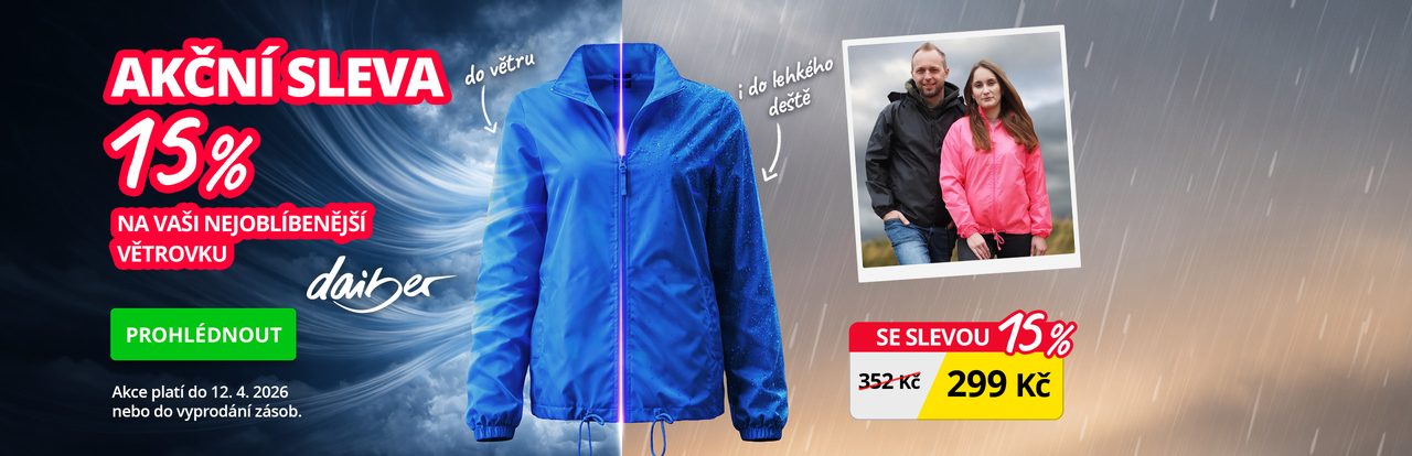 Akce - větrovky 2026