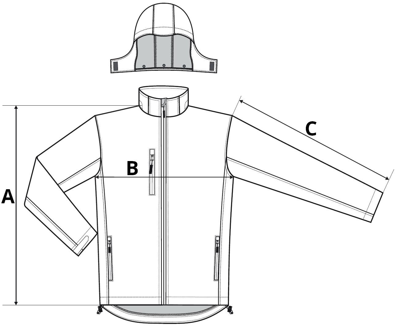 Geacă pentru bărbați softshell Performance