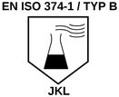 EN ISO 374-1 / típus B