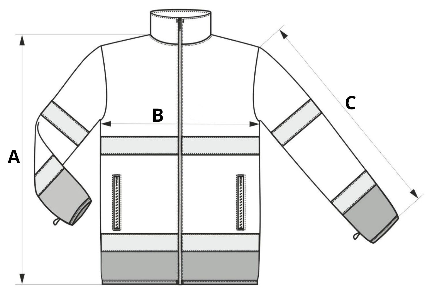 Fényvisszaverő dzseki HV Guard 4 in 1