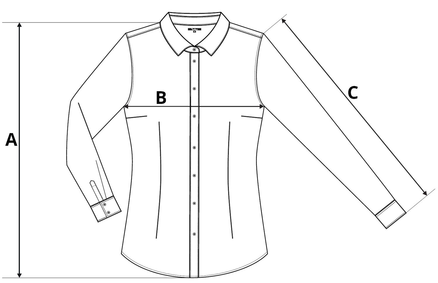 Cămașă damă cu mânecă lungă Dynamic