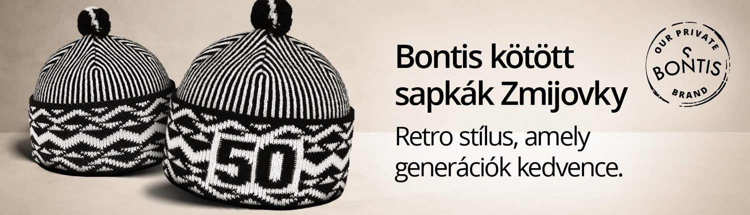 Bontis kötött sapkák "Zmijovka"