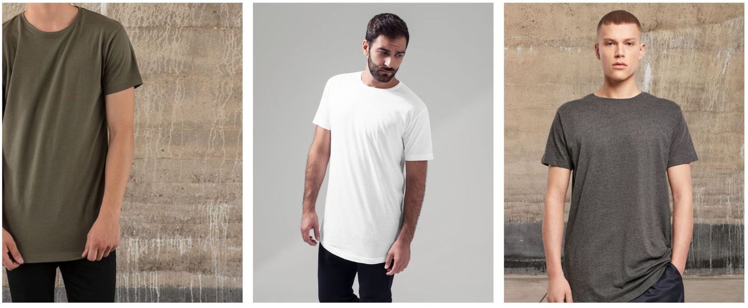 Hosszított férfi póló