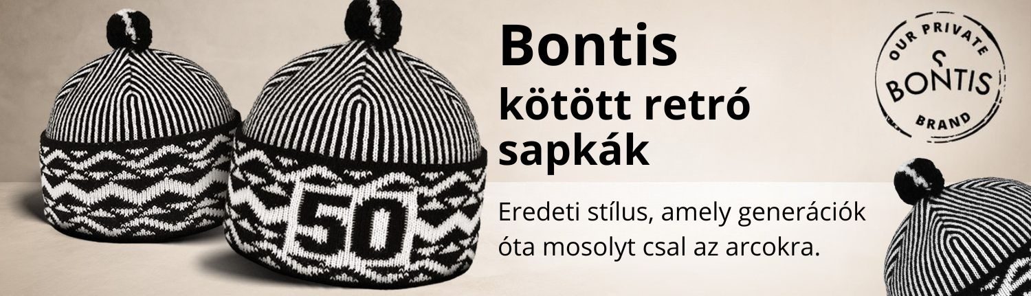 Bontis kötött sapkák 