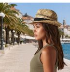 Slaměný klobouk Summer Trilby Natural