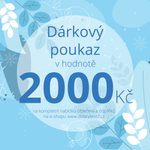 Dárkový poukaz 2000 Kč