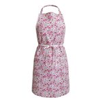 Șorț din bumbac cu flori