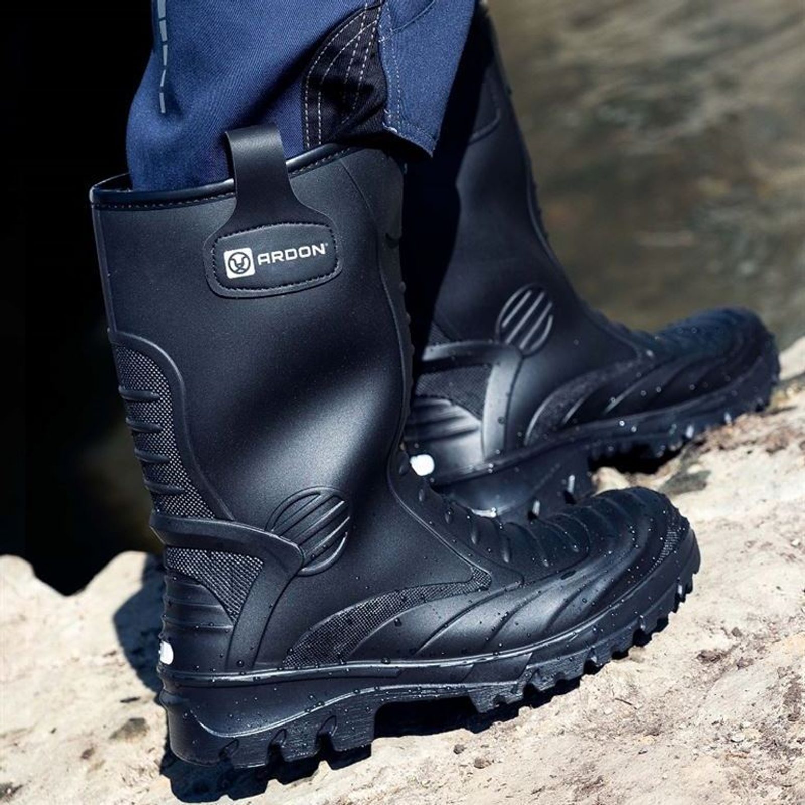 Sicherheitsstiefel Winter Gummistiefel Stahlkappe Winter