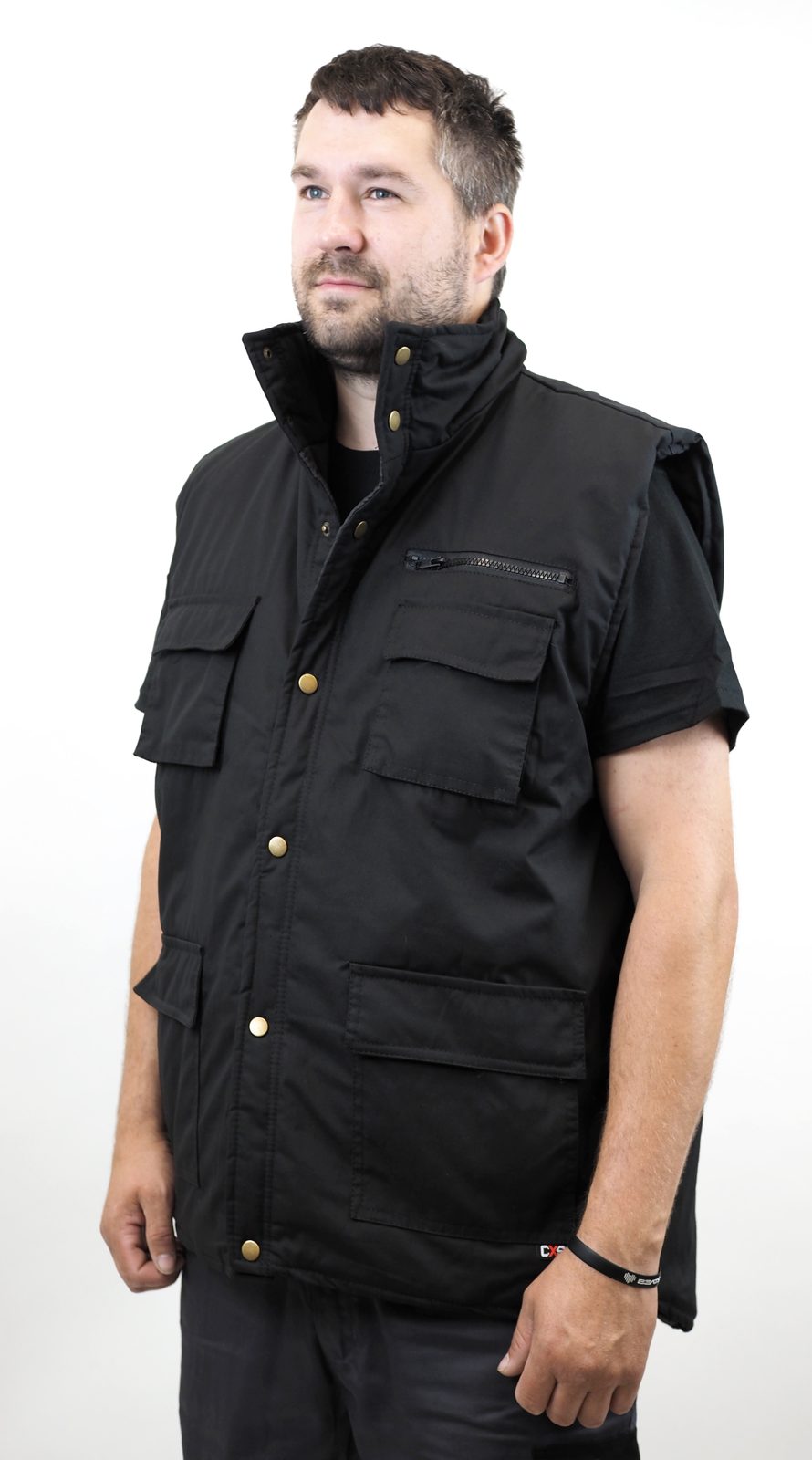 Herren Winterweste Gefüttert - Thermoweste Mit Fleecefutter Für Outdoor & Arbeit