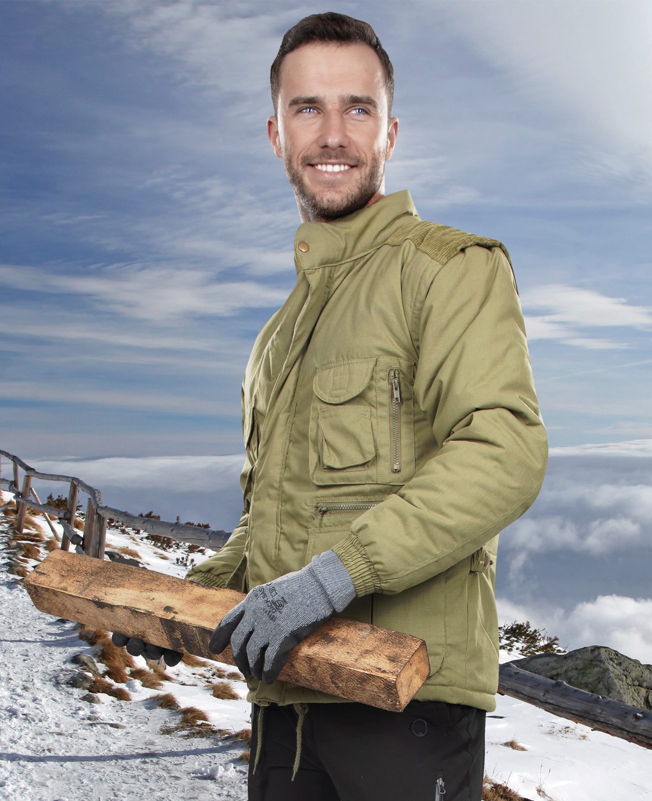 Klassische WinterArbeitsjacke Danny Bontis.de