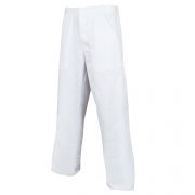 Pánské bílé pracovní kalhoty 