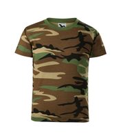 Dětské maskáčové tričko Camouflage