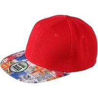 Šiltovka s rovným šiltom MB6631 (Červená | uni)