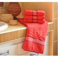 Deluxe Törölköző (Červená | 50 x 100 cm)