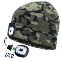 Čepice se světlem DEEL LED 