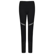 Női sport leggings hálós részletekkel