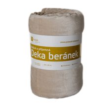 Mikroflanelová deka s beránkem