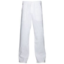 Pantaloni albi de lucru pentru bărbați