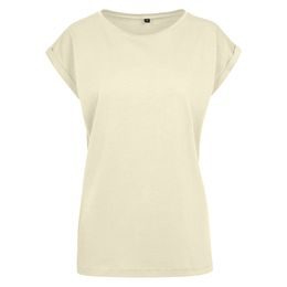 VOĽNÉ DÁMSKE TRIČKO S OHRNUTÝMI RUKÁVMI - TRIČKÁ S KRÁTKYM RUKÁVOM - OBLEČENIE