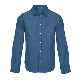 PÁNSKÁ DŽÍNOVÁ KOŠILE BENNETT - KOŠILE S DLOUHÝM RUKÁVEM - OBLEČENÍ
