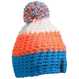 GEHÄKELTE WINTERMÜTZE MB7940 MIT BOMMEL - HÄKELMÜTZEN - CAPS UND MÜTZEN