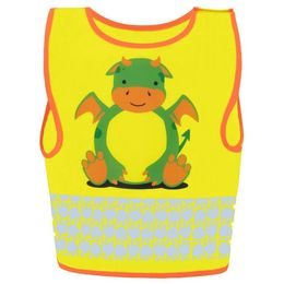 VESTĂ REFLECTORIZANTĂ PENTRU COPII CU MOTIVE ANIMALE - HAINE DE LUCRU PENTRU COPII - ÎMBRĂCĂMINTE PENTRU COPII