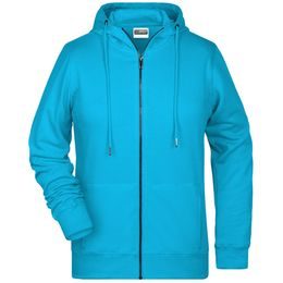 DAMEN KAPUZENJACKE AUS BIO-BAUMWOLLE 8025 - SWEATSHIRTS MIT REISSVERSCHLUSS - KLEIDUNG