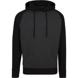 HERREN-ZWEIFARBEN-SWEATSHIRT MIT KAPUZE - SWEATSHIRTS OHNE REISSVERSCHLUSS - KLEIDUNG